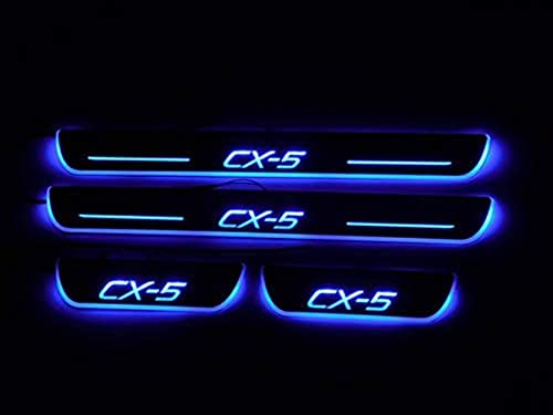 【新品未使用】マツダ CX5 KE系ドアスカッフプレート　青LED　流れる 31XBNb+CKmL.jpg